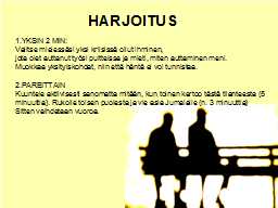 HARJOITUS